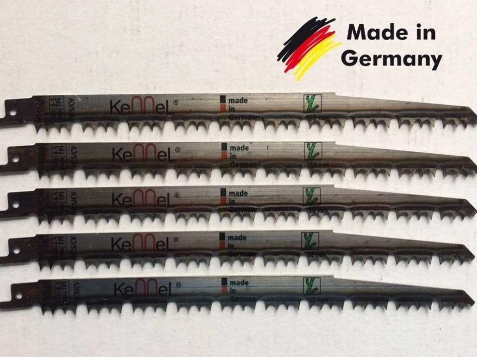 5 Säbelsägeblätter passend für Makita Akku-Reciprosäge Tigersäge Fuchsschwanz