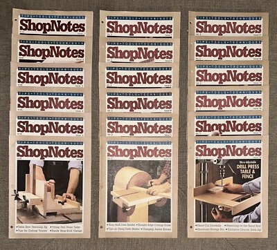 Vintage SHOPNOTES Magazines (1992-1994) Lot of 18 - Back issues - Image 1 of 4