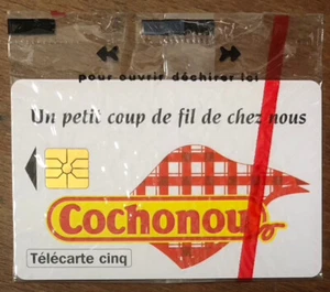 TELEKARTE 5U COCHONOU TUCH REF PHONECOTE Gn184 PHONE CARD KARTE KARTE KARTE - Bild 1 von 2