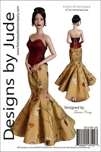 Bambola Night at the Opera modello da cucire 16,5" RTB102 Lacie Dolls Tonner - Foto 1 di 8