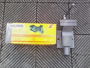 MORSA PARALLELA DA BANCO ACCIAIO FISSA MM 100 MAURER - Foto 1 di 1