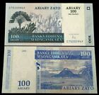 Madagascar 100 Ariary Banknote World Paper Money Unc Currency Free Shipping