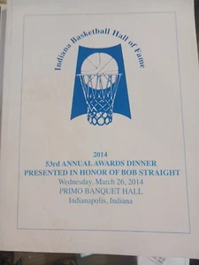 Indiana Basketball Hall of Fame 2014 Awards Cena Programma Itinerario - Foto 1 di 4