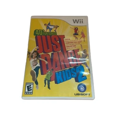 Just Dance Kids 2 (Nintendo Wii, 2011) Videojuego Clasificado E 40+ Canciones Divertidas Ubisoft Foto 1 de 4