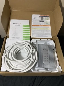 Amazboost Amplificateur de signal de téléphone portable jusqu'à 2 500 pieds carrés, tous les opérateurs américains - Photo 1 sur 6