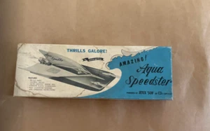 VINTAGE ENTERPRISE AQUA SPEEDSTER RARE OLD BALSA KIT NOS VERY NICE! - Picture 1 of 17