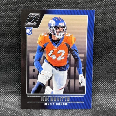 Nik Bonitto #170 Rookie Card 2022 Panini Zenith Football Broncos RC - Image 1 of 2