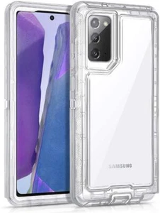 For Samsung Galaxy Clear Phone Case Cover with Holster & Belt Clip fit Otterbox - Picture 1 of 9