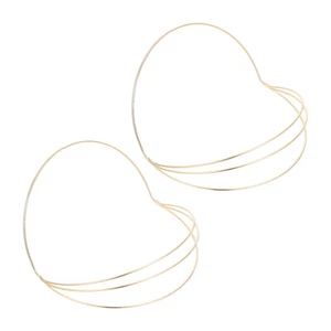 2 Pcs Headband Headdress Tiara Form Blank Base Crown Woman Bride - Picture 1 of 12