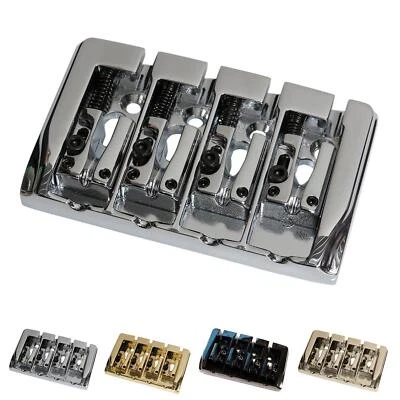 NORTHWEST GUITARS Jazz/Precision Bass Compatible Guitar Bridge Dual Load 4 Strings BB404