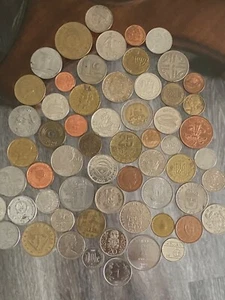 60 (Sixty) World Coins - All different - Lot of Coins - Currency ( ≈ 1/2 Pound ) - Picture 1 of 1