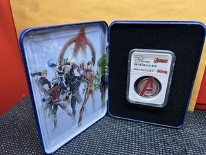 2020 Fiji S$2  Avengers Logo NGC PF70 First Releases S$2 - Picture 1 of 8