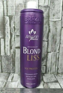 AUTHENTIC AMAZON FLOWERS SILK PROTEIN 33.8 fl oz BLOND LISS NEW FREE SHIPPING - Picture 1 of 3