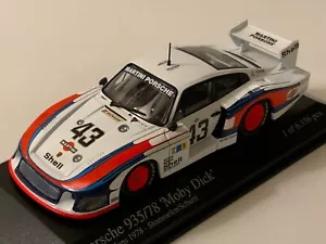 1/43 Minichamps Porsche 935/78 Moby Dick 1978 24 H of LeMans Martini #43 CS008 - Picture 1 of 6