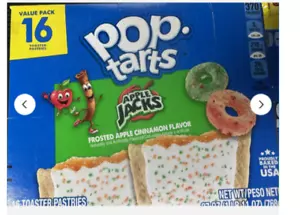 Kellogg's POP TARTS TOASTER PASTRIES APPLE JACKS FROSTED APPLE CINNAMON, 16 ct - Picture 1 of 2