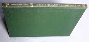 WALT WHITMAN'S BACKWARD GLANCES, EDITED WITH INTRO BY S. BRADLEY & J. STEVENSON - Picture 1 of 6