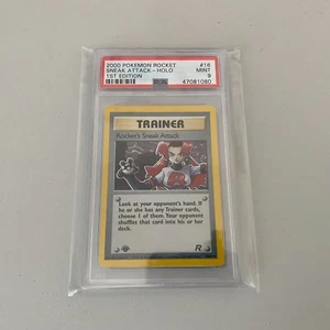 Pokemon Team Rocket Sneak Attack 1st Edition Holo Mint PSA 9 - Bild 1 von 2
