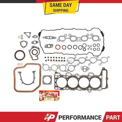 Juego completo de juntas para 91-93 Nissan Sentra NX Infiniti G20 2.0L 2.4L SR20DE 16V Foto 1 de 4