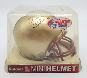 Boston College Eagles DARREN FLUTIE #82 Signed Mini Riddell Helmet NCAA Retro - Picture 1 of 9