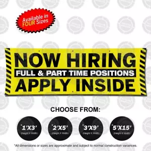 JETZT EINSTELLEN Industriebanner jetzt offene Jobs Poster Geschäftsanzeige Beschäftigung - Bild 1 von 5