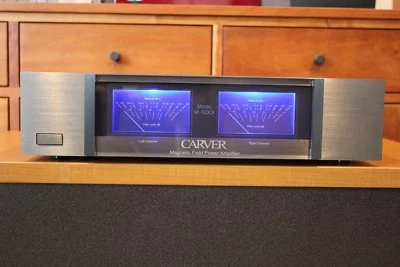 Carver M-500t OEM Style Faceplate GREY with Bezels, Spacers & Hardware!  - Image 1 of 3