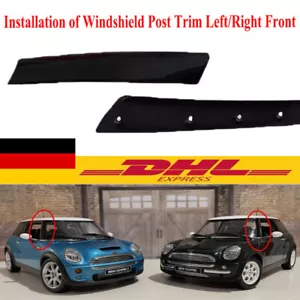 Für MINI COOPER R50 R52 R53 A-SÄULENVERKLEIDUNG SCHWARZ TRIM 51137128158 - Bild 1 von 20
