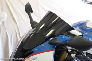 Motodynamic Race Series Windscreen Windshield fits 15-18 BMW S1000RR BLACK - Picture 1 of 7