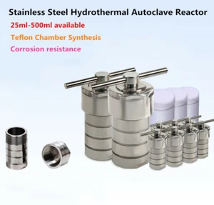 Reactor hidrotermal de acero inoxidable en autoclave tanque de digestión reactor de síntesis - Imagen 1 de 5