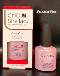 CND SHELLAC GEL NAIL POLISH LAVENDER LACE 7.3ml - Picture 1 of 1