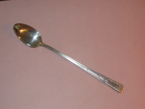 HOLLYWOOD ~ Ice Tea Spoon ~ Hollywood ~ Art Deco ~ Silverplate Cover