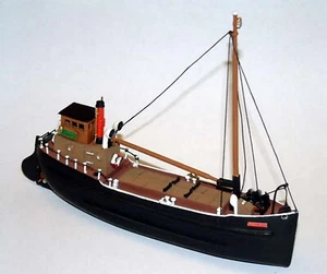 70 Fuß Dampfuntersetzer Pufferschiff Vollrumpf NMB11 UNLACKIERT N Stärke Maßstab Modellbausatz - Bild 1 von 5