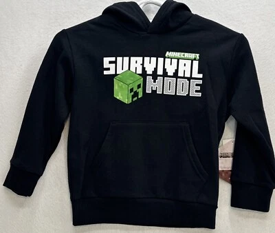 Minecraft толстовка детский размер 4/5 новый с Ярлыками (черный) - Изображение 1 из 4