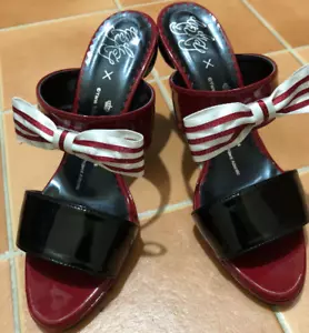 Black Butler SuperGroupies Collaboration Grell Sutcliff Model Sandals S Size Red - Picture 1 of 5