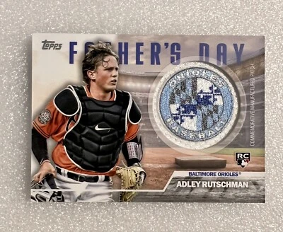Adley Rutschman 2023 Topps Series 2 Father’s Day Commemorative Team Patch Rookie - Image 1 of 2