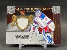 2011-12 PANINI CROWN ROYALE HENRIK LUNDQVIST #26 ALL THE KINGS MEN JERSEY RELIC