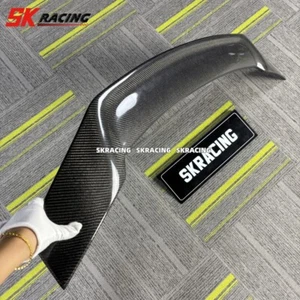1PCS Carbon Fiber Rear Tail Trunk Spoiler Wing Lip Trim For Kia K5 GT 2021-2024 - Imagen 1 de 18