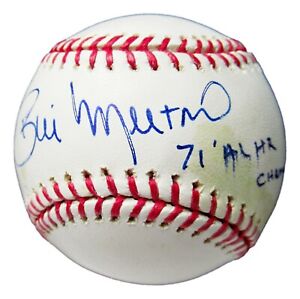 Bill Melton Signed Autographed Baseball White Sox 71 AL HR Champ PSA/DNA AK31646
