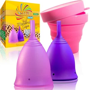 Talisi Copa Menstrual Femenina Pequeña Gran Período Set y Esterilizador Silicona Copa - Imagen 1 de 11