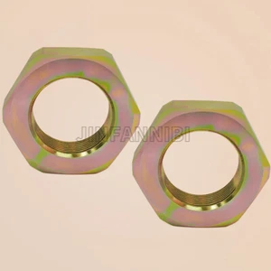 2PCS Rear Axle Nuts for Yamaha Banshee 350 YFZ350 / Blaster 200 YFS200 1987-2006 - Picture 1 of 9