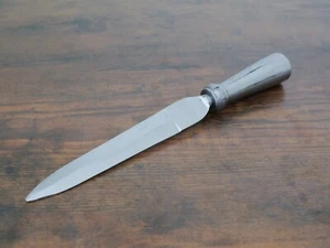 10” Carbon Steel Spear Head Double Edge Heavy Duty Rustic Hand Forged  - Picture 1 of 7