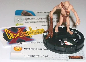 GRINNAH EL DUENDE #008 #8 El Hobbit un viaje inesperado HeroClix - Imagen 1 de 1