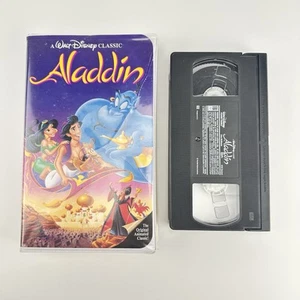 Aladdin Black Diamond Classics Walt Disney Classic Tape Rare 1662 VHS - Picture 1 of 7