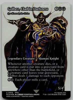 Golbez, Clad in Darkness - Syr Konrad, the Grim (Showcase) U FINAL FANTASY: Thro - Image 1 of 2