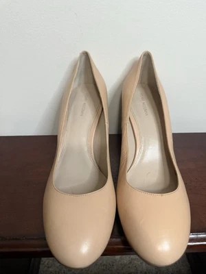 Stuart Weitzman “Azelea” Elegante Bronceado/Rosa Mujer Tacón Bloque Bomba Talla 11 Foto 1 de 4