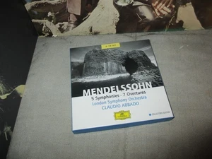4 CD Box Set Claudio Abbado / LSO ~ Mendelssohn 5 Symphonies 7 Overtures + Gift - Bild 1 von 4
