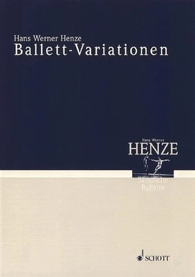 Ballet Variations Hans Werner Henze Studyscore Orchestra Schott Music - Image 1 of 4