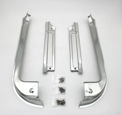 Chevy/GMC 1978-1987: Juego de placas de umbral de puerta (aluminio, 4 piezas) Foto 1 de 4