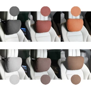 2Pcs Fashion Car Headrest Neck Pillows Support Cushion For Benz E200 S400 E320 - Picture 1 of 26