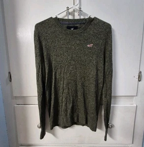Suéter HOLLISTER California Hombre Manga Larga Cuello Redondo Verde Talla: XS - Imagen 1 de 6