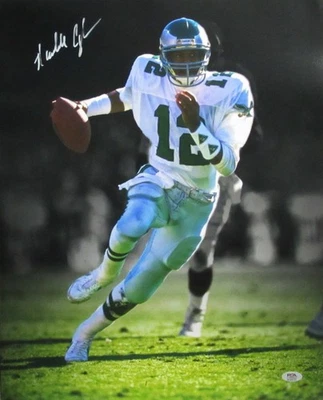 Foto firmada/automática 16x20 por Randall Cunningham Philadelphia Eagles PSA/DNA 191601 Foto 1 de 3